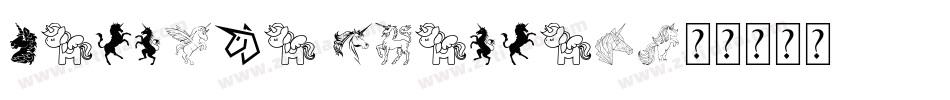 Unicorn Dancing字体转换